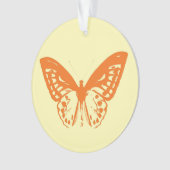 Vlinderschets, geel en oranje ornament (voorkant)