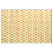 Vlinderschets, geel en oranje stof (Yard (91,4 cm))