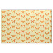 Vlinderschets, geel en oranje stof (Fat Quarter)