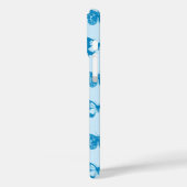 Vlinderschets, hemelsblauw en luchtblauw Case-Mate iPhone case (Achterkant / Links)