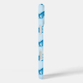 Vlinderschets, hemelsblauw en luchtblauw Case-Mate iPhone case (Achterkant / Rechts)