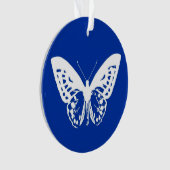 vlinderschets, kobaltblauw en wit ornament (voorkant)