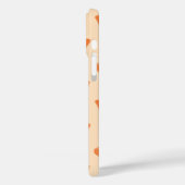 vlinderschets, koraal sinaasappel Case-Mate iPhone case (Achterkant / Links)