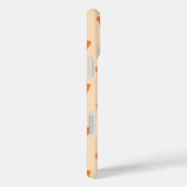 vlinderschets, koraal sinaasappel Case-Mate iPhone case (Achterkant / Rechts)