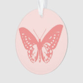 vlinderschets, koraalroze ornament (voorkant)