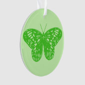 Vlinderschets, limoengroen ornament (voorkant)