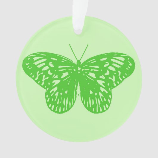 Vlinderschets, limoengroen ornament (voorkant)
