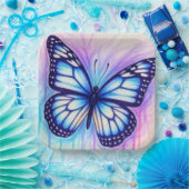 vlinderschets papieren bordje (Feest)