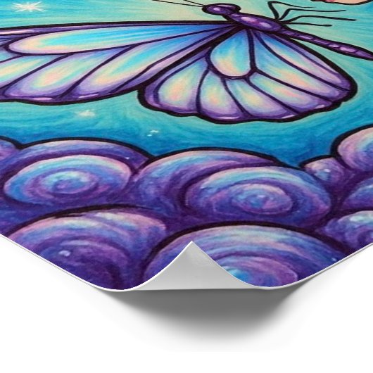 vlinderschets poster (Hoek)