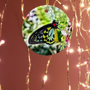 Vlinderschilderij Keramisch Ornament
