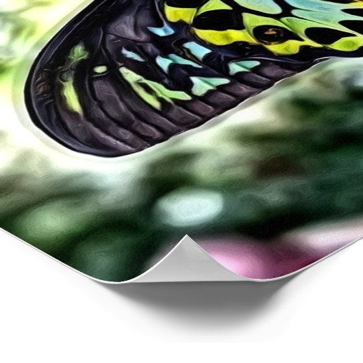 Vlinderschilderij Poster (Hoek)