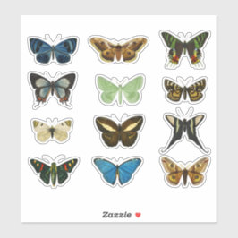  vlinderset 2 Stickers - Classic Floral