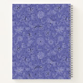 Vlindersla - naadloos patroon. notitieboek (Achterkant)