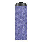 Vlindersla - naadloos patroon. thermosbeker (Voorkant)