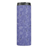 Vlindersla - naadloos patroon. thermosbeker (Achterkant)