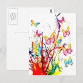 vlinderspatje briefkaart (Voorkant / Achterkant)