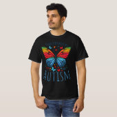 Vlinderspectrum - Getransformeerd door Autisme T-shirt (Voorkant volledig)