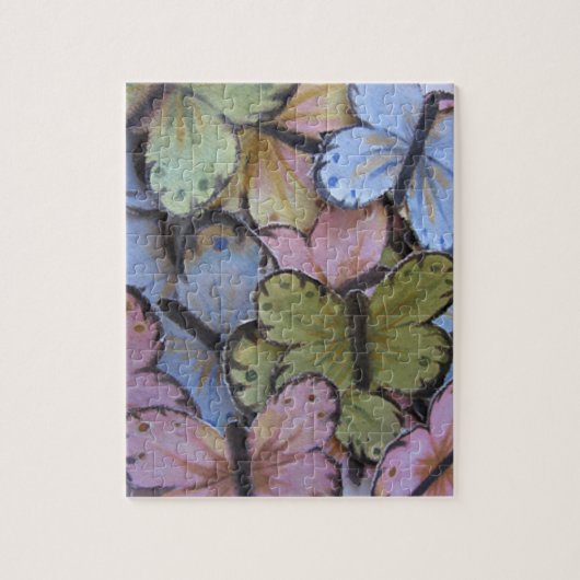 Vlinderspuzzel met cadeaudoos legpuzzel (Verticaal)