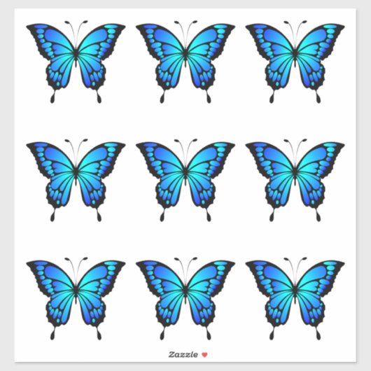 Vlinderstickers : knip uit en gebruik ze sticker (Vel)