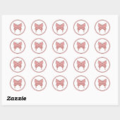 Vlinderstickers Ronde Sticker (Vel)