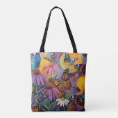 Vlinderstijl Tote Bag (Achterkant)