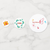 Vlindertafelconfetti Confetti (Achterkanten)