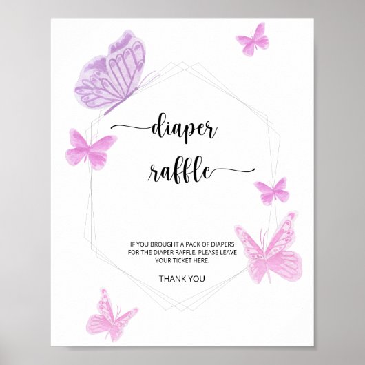 Vlindertaperraket Poster (Voorkant)