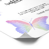 Vlindertaperraket Poster (Hoek)