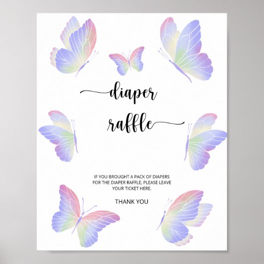 Vlindertaperraket Poster (Voorkant)