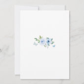 Vlinderthema Baby Shower Uitnodiging (Achterkant)