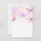 Vlinderthema bedankkaart (Achterkant)