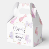 Vlinderthema feestdozen bedankdoosjes (Voorkant)