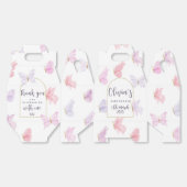 Vlinderthema feestdozen bedankdoosjes (Ongevouwen)