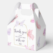 Vlinderthema feestdozen bedankdoosjes (Achterkant)