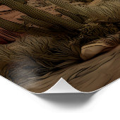 Vlindertocht door het Dreamscape Perfect Poster (Hoek)