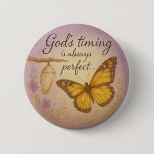 Vlindertransformatie - Knopontwerp Ronde Button 5,7 Cm