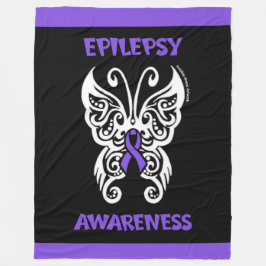 Vlindertribal...Epilepsie Fleece Deken