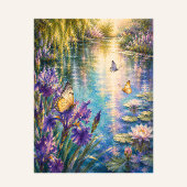 Vlindertuin Aquarel Notitiekaart