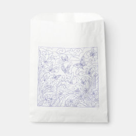 Vlindertuin Blauw Bedankzakje