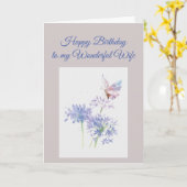 Vlindertuin Bloem Verjaardag Speciaal Voor Vrouw Kaart (Gele Bloem)