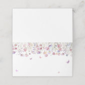 Vlindertuin Bloemstuk Plaatskaartje (Buitenkant ongevouwen)