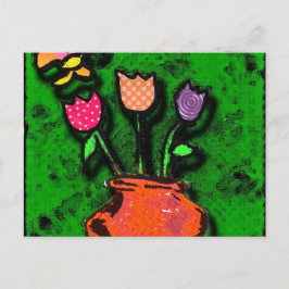 vlindertuin briefkaart