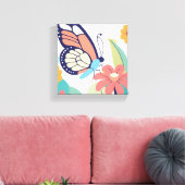 Vlindertuin Canvas Afdruk (Insitu (Woonkamer))