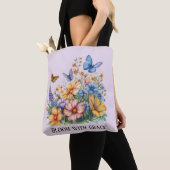 Vlindertuin: Canvas tas (Dichtbij)