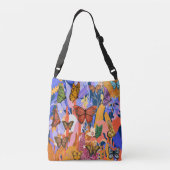 Vlindertuin Crossbody Tas (Achterkant)