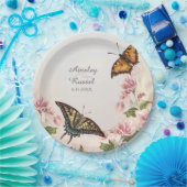 Vlindertuin Custom Papieren Borden Papieren Bordje (Feest)