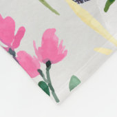 Vlindertuin Dekbed – Kleurrijke Bloemendeken Fleece Deken (Hoek)