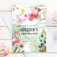 Vlindertuin Flamingo Fee Bloemen Verjaardag