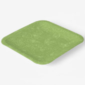 Vlindertuin Groen Papieren Bordje (Gebogen)