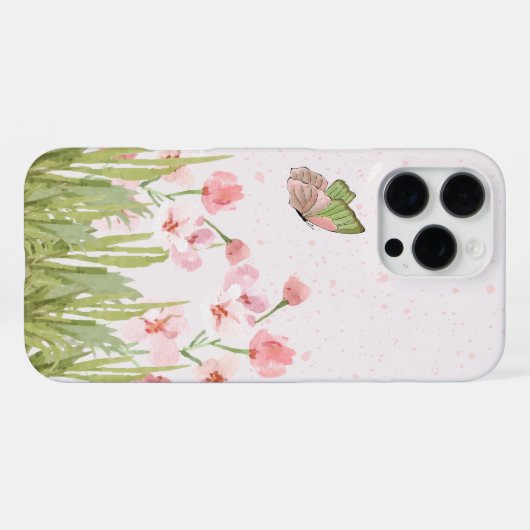 'Vlindertuin' iPhone 16 Pro Max Hoesje (Achterkant horizontaal)